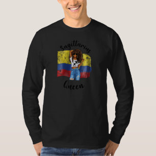 Camiseta Reina Sagitario Afro Colombiana Femenina Co Africa