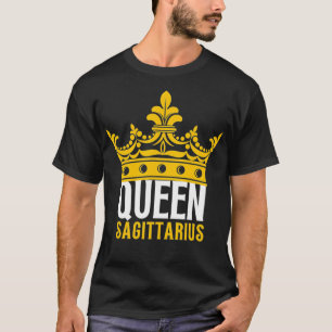 Camiseta Reina Sagittarius Horoscope Cumpleaños Astrología 