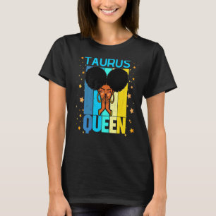 Camiseta Reina Taurus Mayo Chica Abril Cumpleaños Mujeres G
