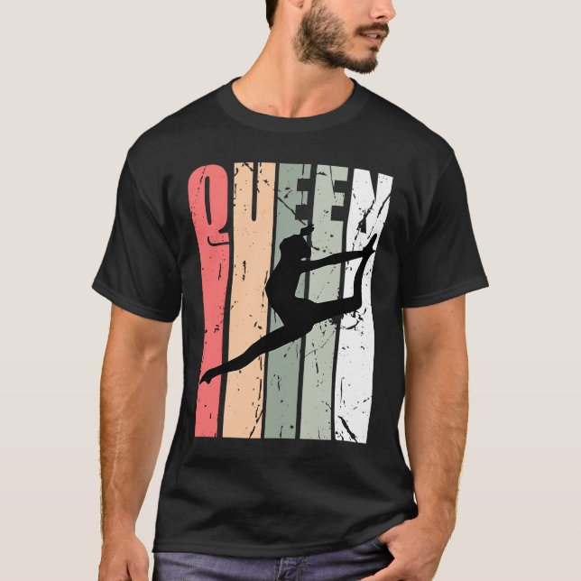 Camiseta Reina Turquesa De Danza Campeona De Cumpleaños Vin (Anverso)