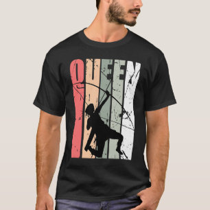 Camiseta Reina Turquesa Del Arquero Campeón De Cumpleaños R