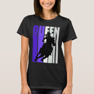 Camiseta Reina vaquera púrpura Chicas sureñas Mujeres rodeo