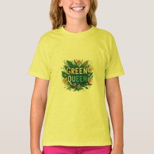 Camiseta Reina verde