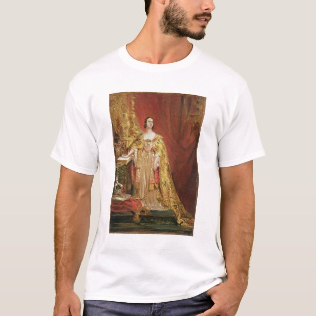 Camiseta Reina Victoria (1819-1901) que toma la coronación (Anverso)