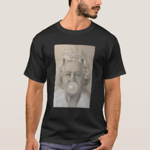 Camiseta Reina Vintage Británica Reino Unido