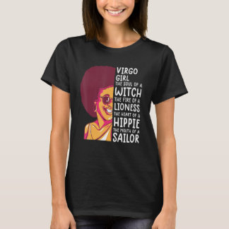 Camiseta Reina Virgo Para Mujeres Astrología Zodiaco Chica 