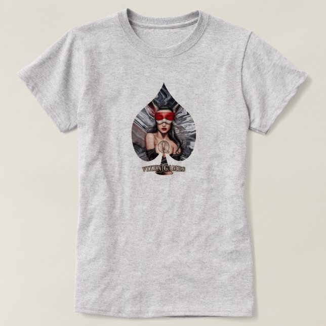 Camiseta Reina Vixena De Espadas Diseño plegado (Diseño del anverso)