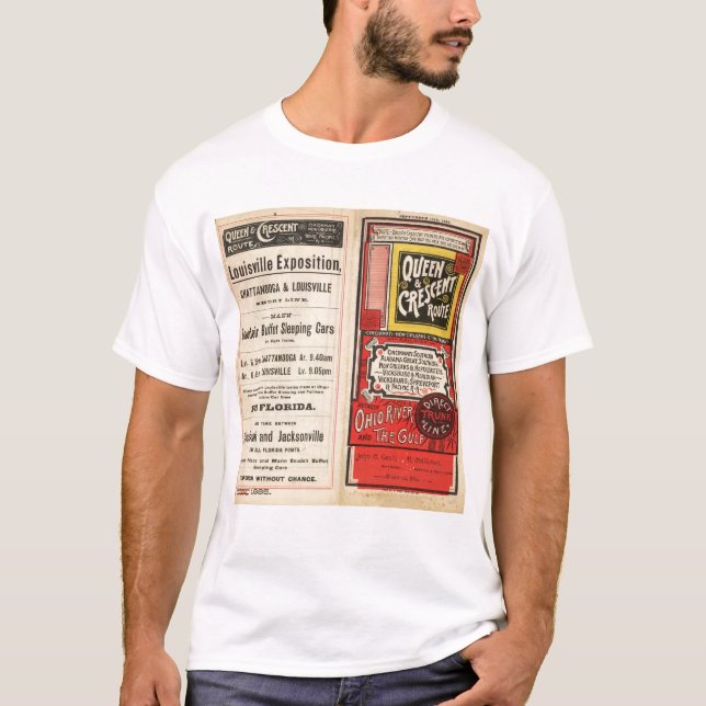 Camiseta Reina y ruta creciente (Anverso)