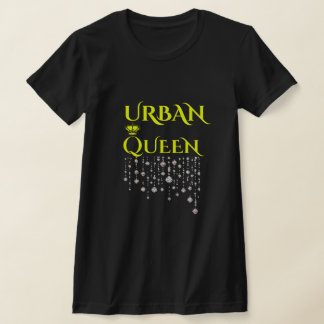 CAMISETA REINAR, DIAMANTE RARO LEMON NEGRO MUJERES DELGADAS