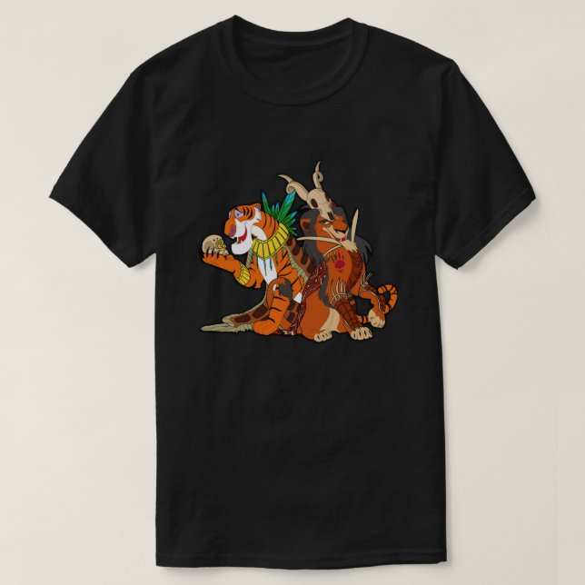 Camiseta Reinas antiguas del pasado - Scar y Shere Khan .pn (Diseño del anverso)
