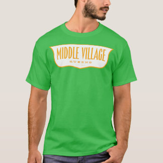 Camiseta Reinas de la Villa Media del Escudo de Nueva York