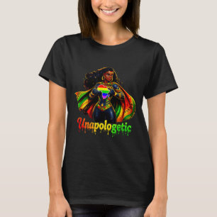 Camiseta Reinas de melanina chicas orgullo de mujer negra f