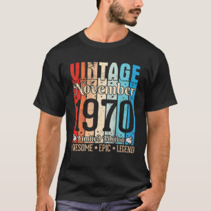 Camiseta Reinas negras nacidas en noviembre de 1970 para mu