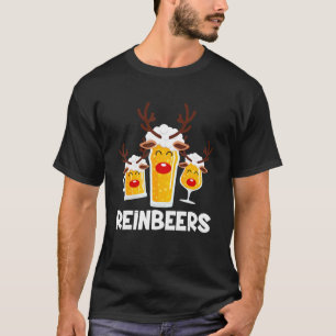 Camiseta Reinbeers Xmas Navidades de cerveza de reno Pajama