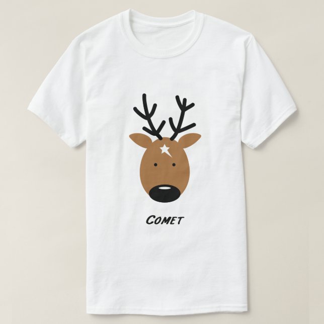 Camiseta Reindeer cometa (Diseño del anverso)
