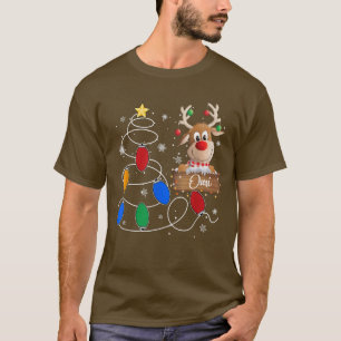 Camiseta Reindeer de Omi ilumina árboles de Navidad y Navid