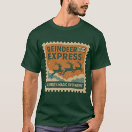 Camiseta Reindeer Express – Ruta Navideña de 1979