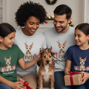 Camiseta Reindeer Fox Terrier