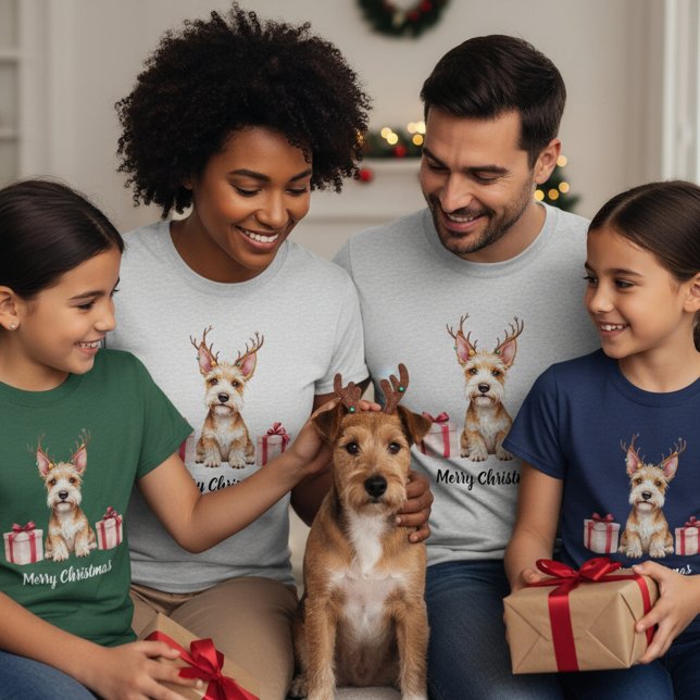 Camiseta Reindeer Fox Terrier (Subido por el creador)