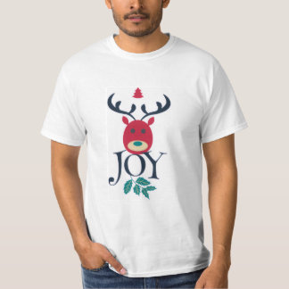 Camiseta Reindeer Joy Holiday T-Shirt
