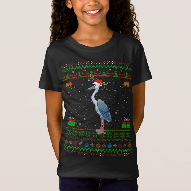 Camiseta Reindeer Santa Hat coincidiendo con el feo Cristo  (Anverso)