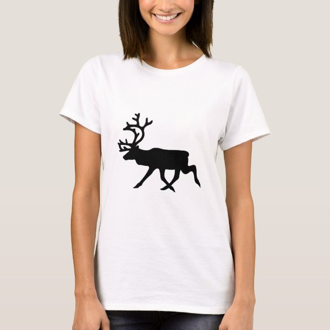 Camiseta Reindeer Silhouette (Anverso)