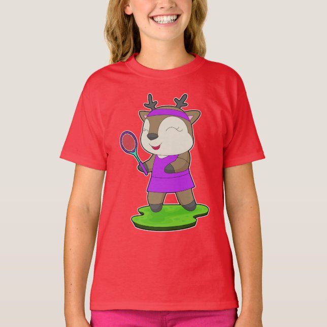 Camiseta Reindeer Tennis Tennis racket (Anverso)
