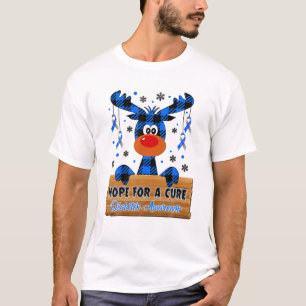 Camiseta Reindeo Azul Esperanza Por Una Conciencia De La Di