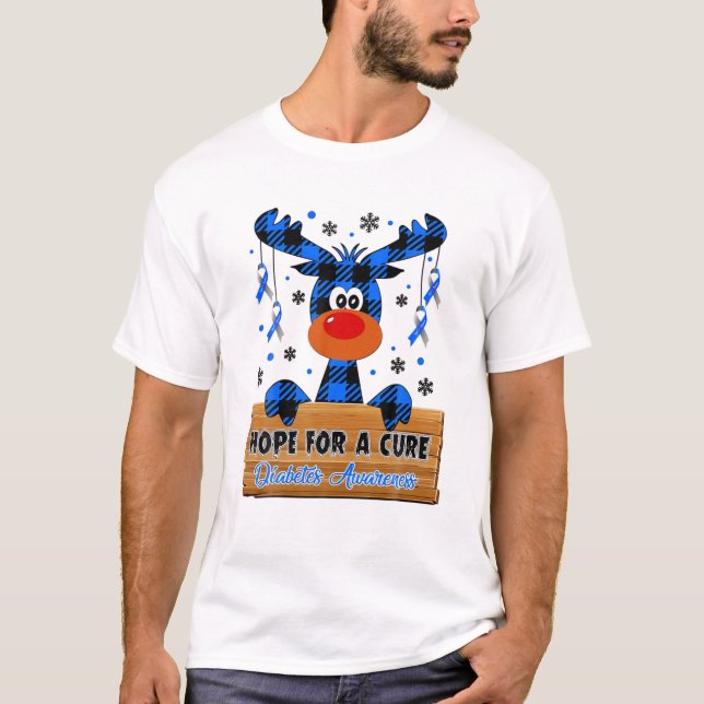 Camiseta Reindeo Azul Esperanza Por Una Conciencia De La Di (Anverso)