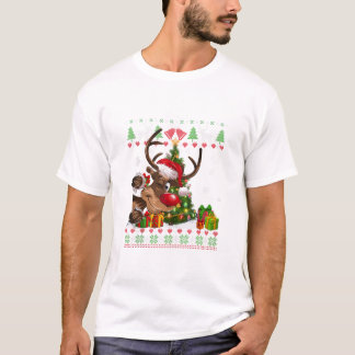 Camiseta Reinder Dog Lover Santa
