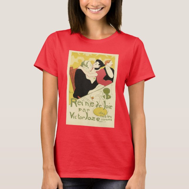 Camiseta Reine de Joie (Reina del Placer) Toulouse Lautrec (Anverso)