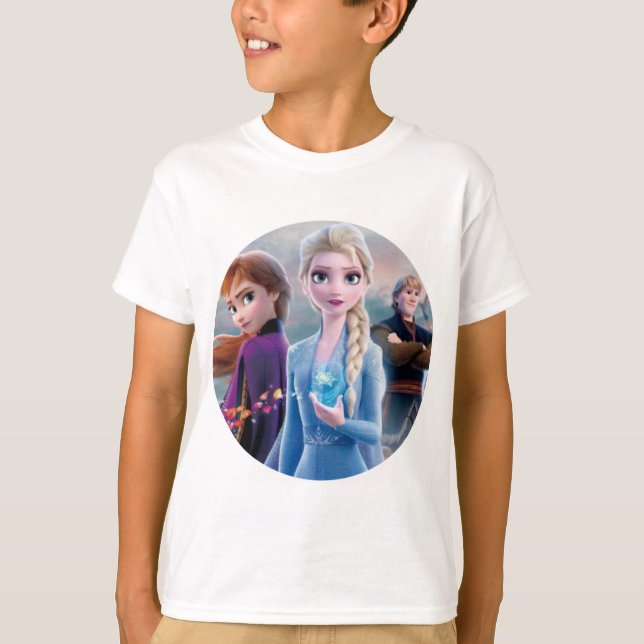 Camiseta Reine des neiges (Anverso)
