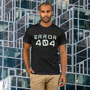 Camiseta Reiniciado el estilo urbano de Guay - Error 404 Te