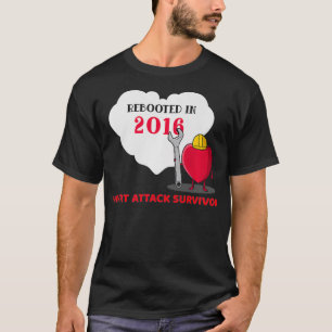 Camiseta Reiniciado en 2016 Idea de regalo para sobrevivien
