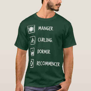 Camiseta Reiniciar el sueño de curación de consumo