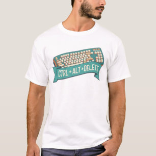 Camiseta "Reiniciar tu estilo: CTRL+ALT+BORRAR camiseta"