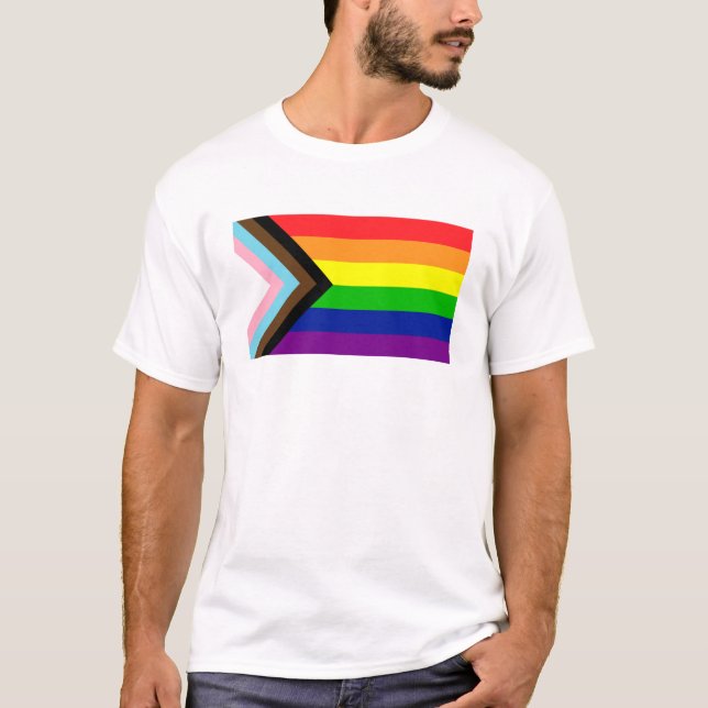 Camiseta Reinicio de la bandera del orgullo - T-Shir inclus (Anverso)