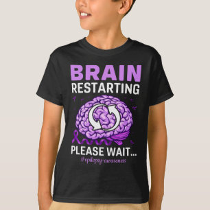 Camiseta Reinicio del cerebro Por Favor Espere Conciencia S