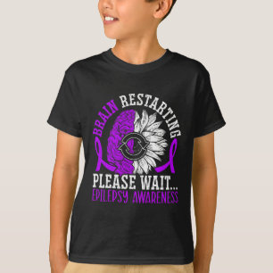 Camiseta Reinicio del cerebro Por Favor Espere Epilepsia Ep