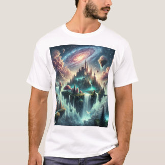Camiseta Reino Celeste encantado - Paisaje de fantasía