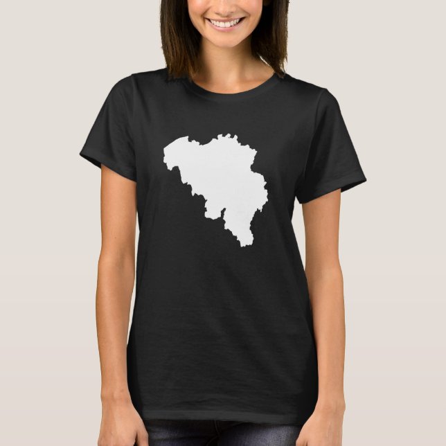 Camiseta Reino de Bélgica Europa Europa Geografía Belga Eur (Anverso)