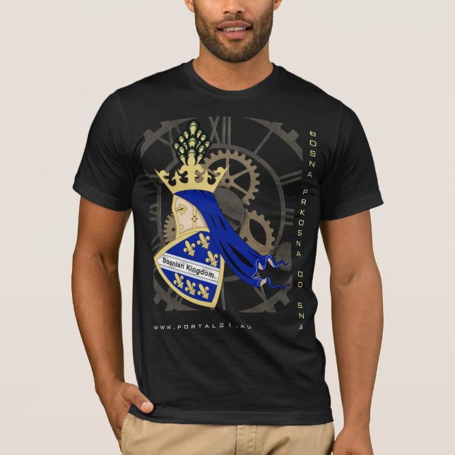 Camiseta Reino de Bosnia / BOSANSKO kraljevstvo T-Shirt (Anverso)