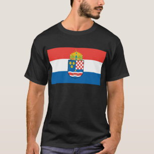 Camiseta Reino de Dalmacia Croacia y de la bandera de