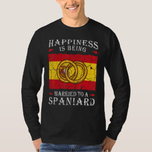 Camiseta Reino de España Boda Español Raíces Español Bander