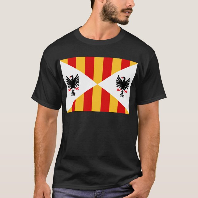 Camiseta Reino de la bandera de Sicilia (Anverso)