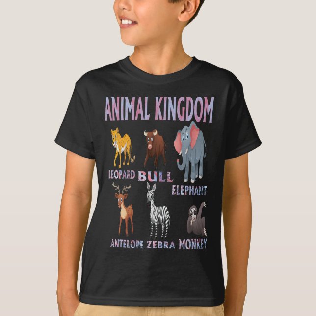 Camiseta Reino de los animales (Anverso)