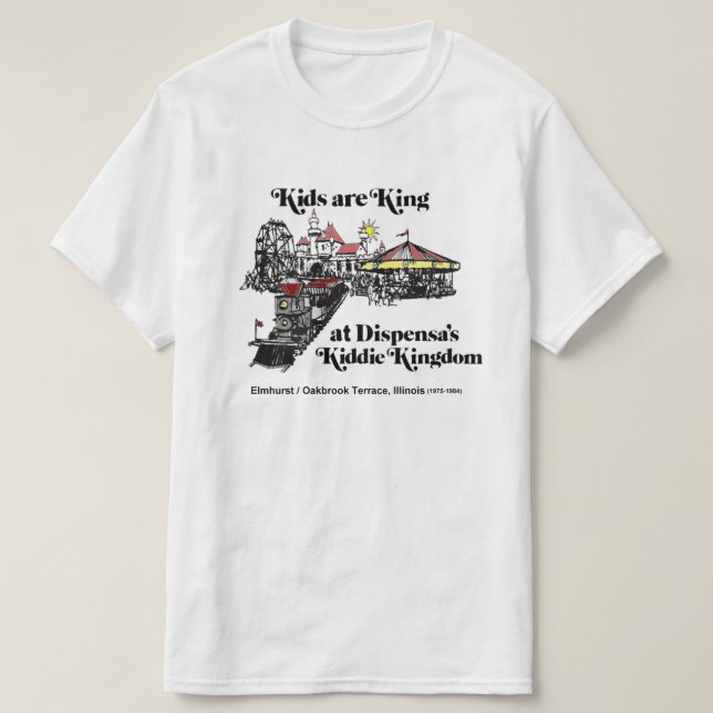 Camiseta Reino de los niños de la Dispensa, Terraza Oakbroo (Diseño del anverso)