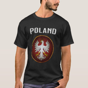 Camiseta Reino de Polonia Heraldry Historia medieval de Pol