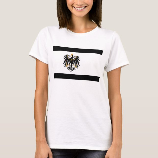 Camiseta Reino de Preussen estandarte de nacional (Anverso)
