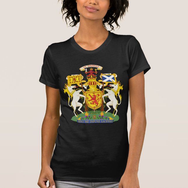 Camiseta Reino del escudo de armas de Escocia (Anverso)